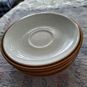 SIX MIKASSA SAUCERS